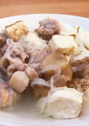 あっさりおいしい鶏肉豆腐(塩)-レシピのメイン写真