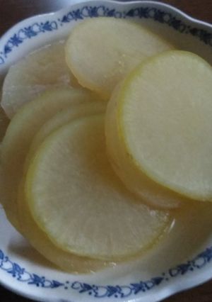 大根の漬物(贅沢煮)浸かり過ぎた大根活用-レシピのメイン写真
