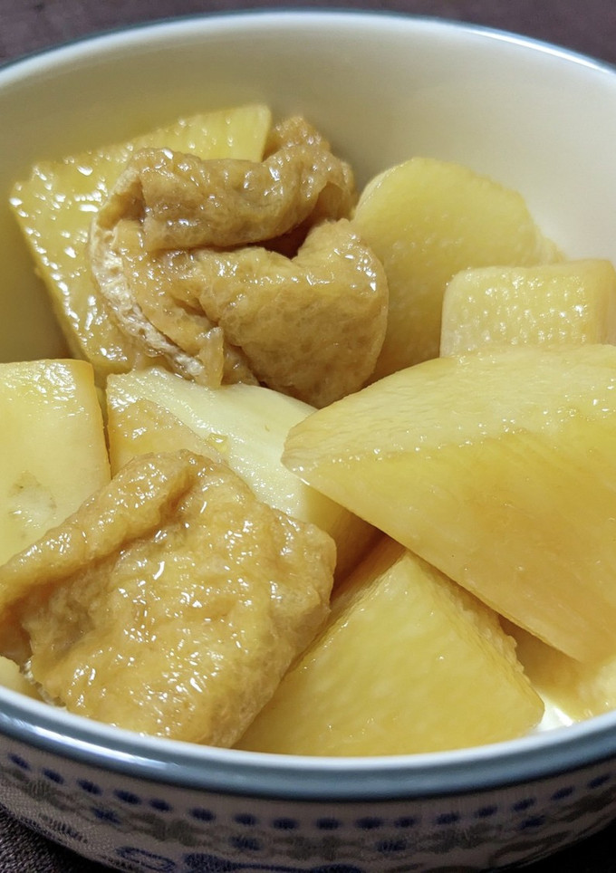 長芋と油揚げの煮物-レシピのメイン写真