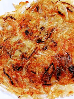 新玉葱のチヂミ風お焼き-レシピのメイン写真