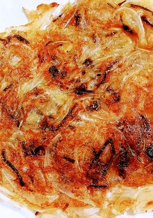 新玉葱のチヂミ風お焼き-レシピのメイン写真