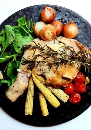 骨つきもも肉のローストローズマリー風味-レシピのメイン写真
