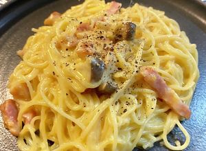 茅乃舎野菜だし★即席パスタ　カルボナーラ-レシピのメイン写真