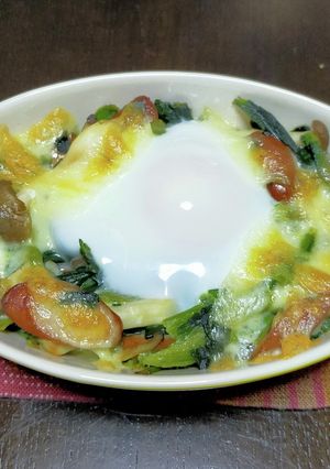 ほうれん草炒めでココット-レシピのメイン写真
