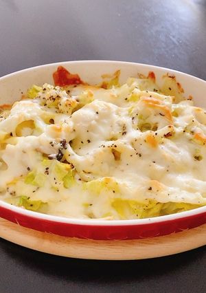 豆腐、キャベツ、エリンギのチーズ焼き-レシピのメイン写真