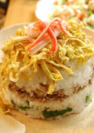 ひな祭りに♪押し寿司-レシピのメイン写真
