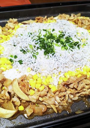 ホットプレートでビックなペッパーライス風-レシピのメイン写真