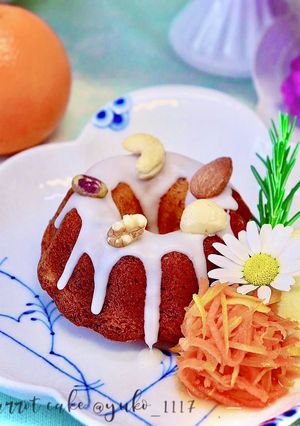 簡単キャロットケーキ クグロフ4個分-レシピのメイン写真