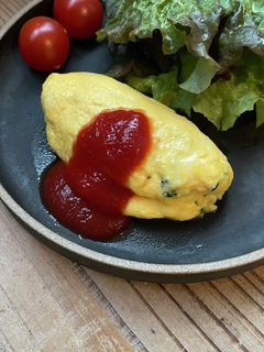 レンジで!ふわふわオムレツ!-レシピのメイン写真
