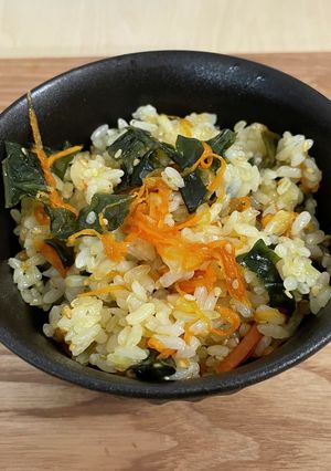 簡単！我が家のわかめご飯-レシピのメイン写真