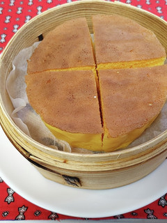 蒸籠蒸し☆台湾カステラ風ホットケーキ-レシピのメイン写真