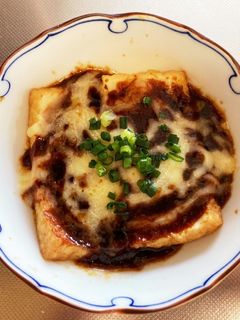 味噌チーズのせ厚揚げ-レシピのメイン写真