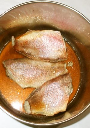 赤魚の煮つけ♪冷えによる下痢簡単漢方薬膳-レシピのメイン写真