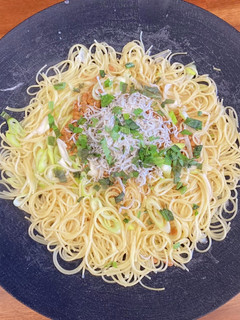ワンパン納豆しらすスパゲティ-レシピのメイン写真