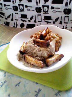焼き白ねぎ醤油漬け納豆とろろ昆布の冷奴-レシピのメイン写真