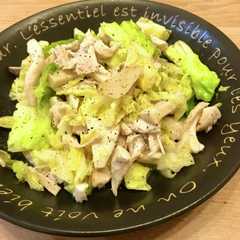 รูปของ キャベツと鶏むね肉のマヨネーズ炒め☆