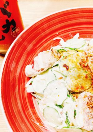 簡単！サバ缶×新玉ねぎのバカまぶしサラダ-レシピのメイン写真