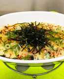 居酒屋風☆長芋のとろろ焼き☆明太子味