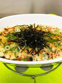 居酒屋風☆長芋のとろろ焼き☆明太子味-レシピのメイン写真