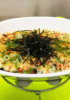 居酒屋風☆長芋のとろろ焼き☆明太子味-レシピのメイン写真