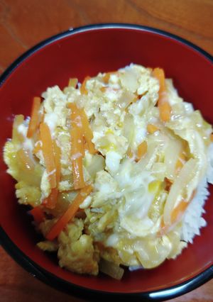 ラード活用、たまご丼-レシピのメイン写真