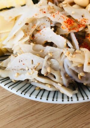 サッとレンコン煮物-レシピのメイン写真