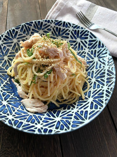 大葉とささみの明太バターパスタ-レシピのメイン写真