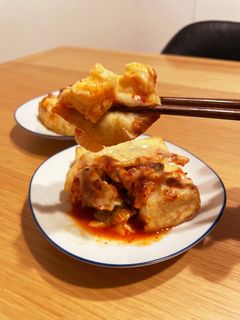 ダイエット飯!厚揚げとキムチのチーズ焼き-レシピのメイン写真