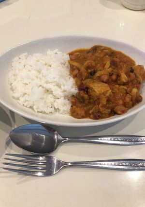 豚肉とミックスビーンズのカレー-レシピのメイン写真