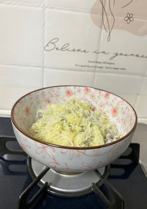ずぼらレシピ　キャベツとしらすの和え物-レシピのメイン写真