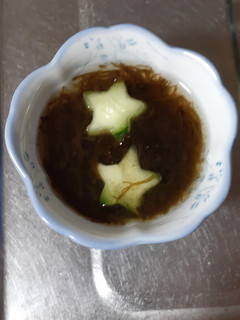 簡単★もずく酢にめんつゆときゅうり-レシピのメイン写真