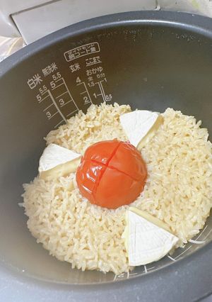 トマトとカマンベールチーズのご飯-レシピのメイン写真
