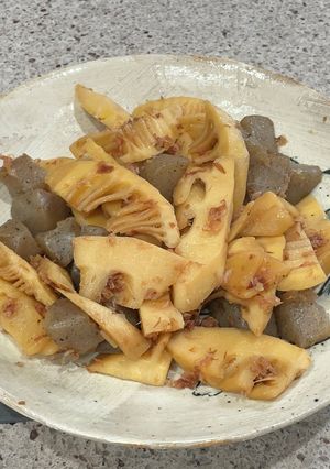 たけのことコンニャクの土佐煮-レシピのメイン写真