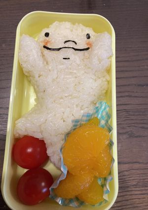110キャラ弁　白イルカ-レシピのメイン写真