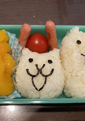 111キャラ弁　にゃんこ-レシピのメイン写真