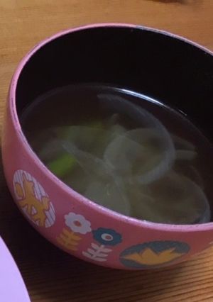 ニンニクの芽と新玉ねぎのスパイシースープ-レシピのメイン写真
