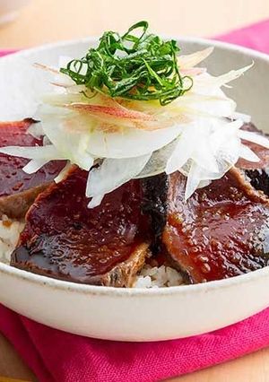 子どもの日に☆カツオのたたき丼-レシピのメイン写真