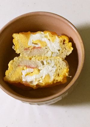 【お弁当】レンジたまご　かに玉-レシピのメイン写真