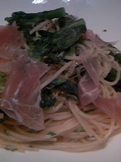 菜の花と生ハムの春色パスタ-レシピのメイン写真