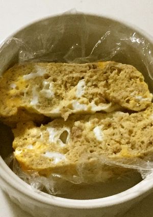 【お弁当】レンジたまご　だし巻き風-レシピのメイン写真