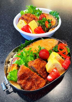 高校生弁当2023 5月1鮭弁当-レシピのメイン写真
