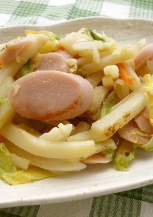 ソーセージと野菜の蒸し焼き-レシピのメイン写真