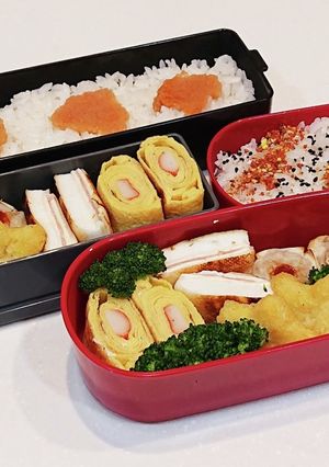 高校生(1年)弁当12&旦那さん弁当70-レシピのメイン写真