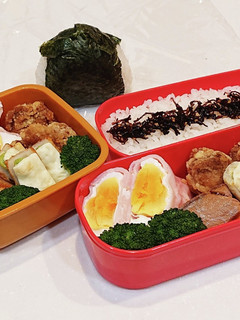 高校生(1年)弁当11&旦那さん弁当69-レシピのメイン写真