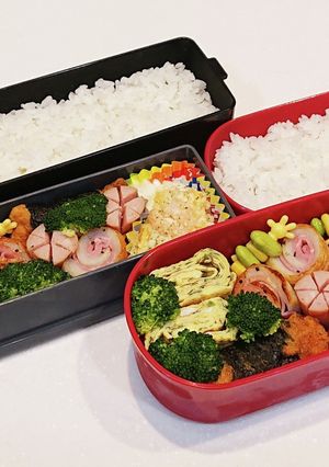 高校生(1年)弁当10&旦那さん弁当68-レシピのメイン写真