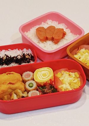 高校生(1年)弁当9&旦那さん弁当67-レシピのメイン写真
