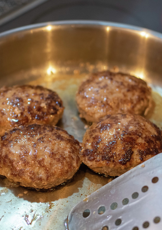 ハンバーグ　焼き方-レシピのメイン写真