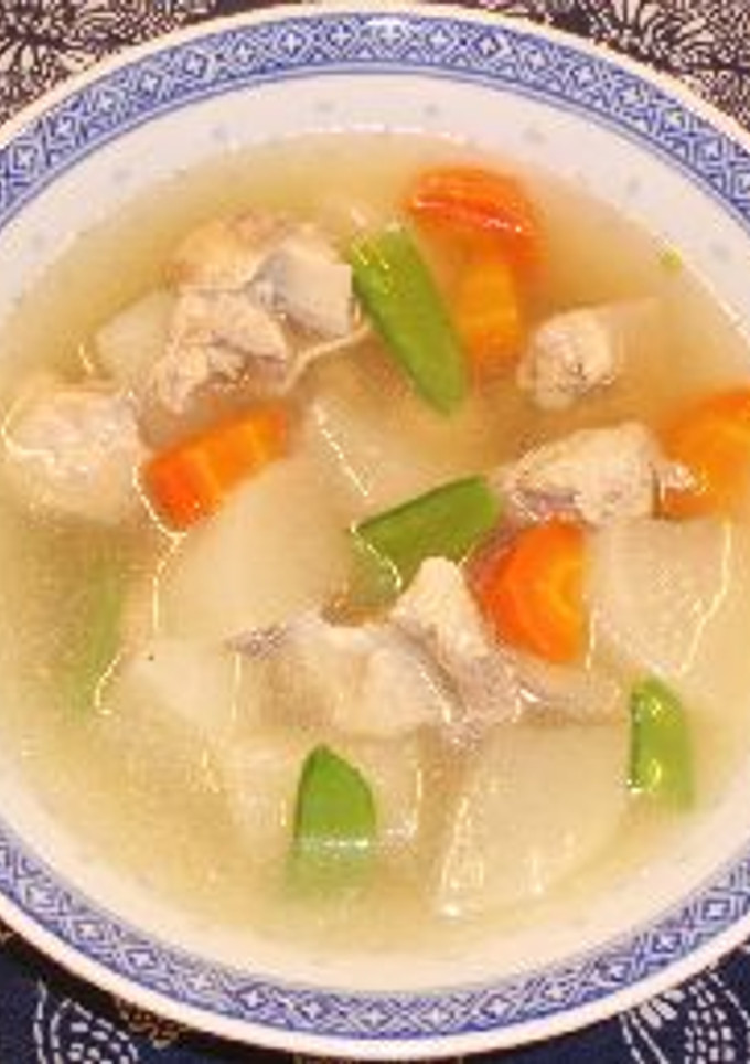 鶏肉と大根のさっぱり中華風スープ-レシピのメイン写真