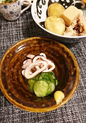 ゴマしゃぶポン酢de酢の物-レシピのメイン写真