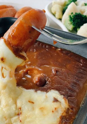 豚タンウィンナーの焼カレーフォンデュ-レシピのメイン写真